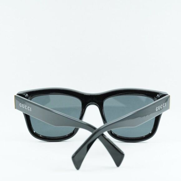 💯 NEW GUCCI GG1135S 002 BLACK GREY SUNGLASSES - Picture 8 of 11
